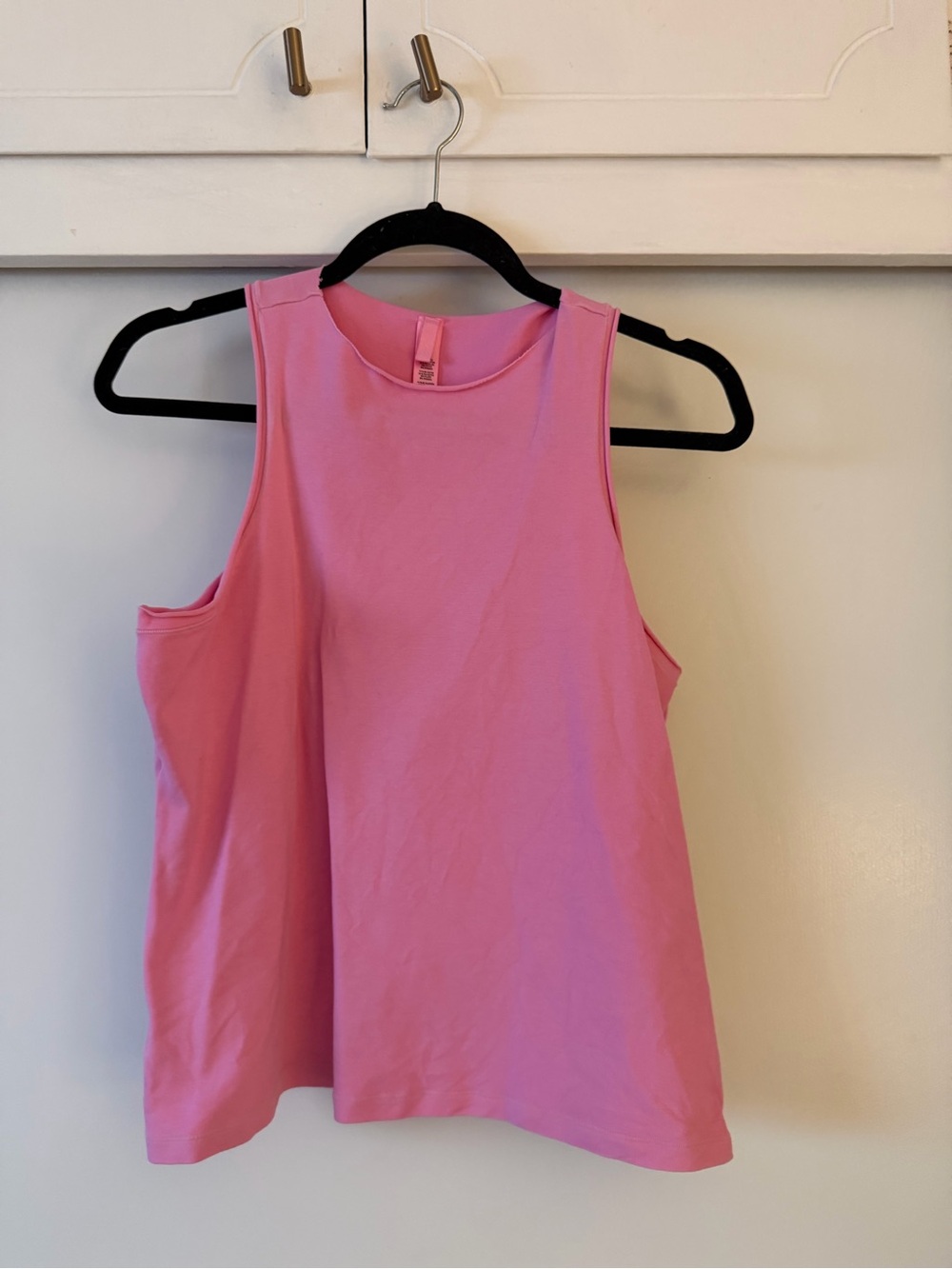 Skims Women's Pink Sleeveless Tank Top